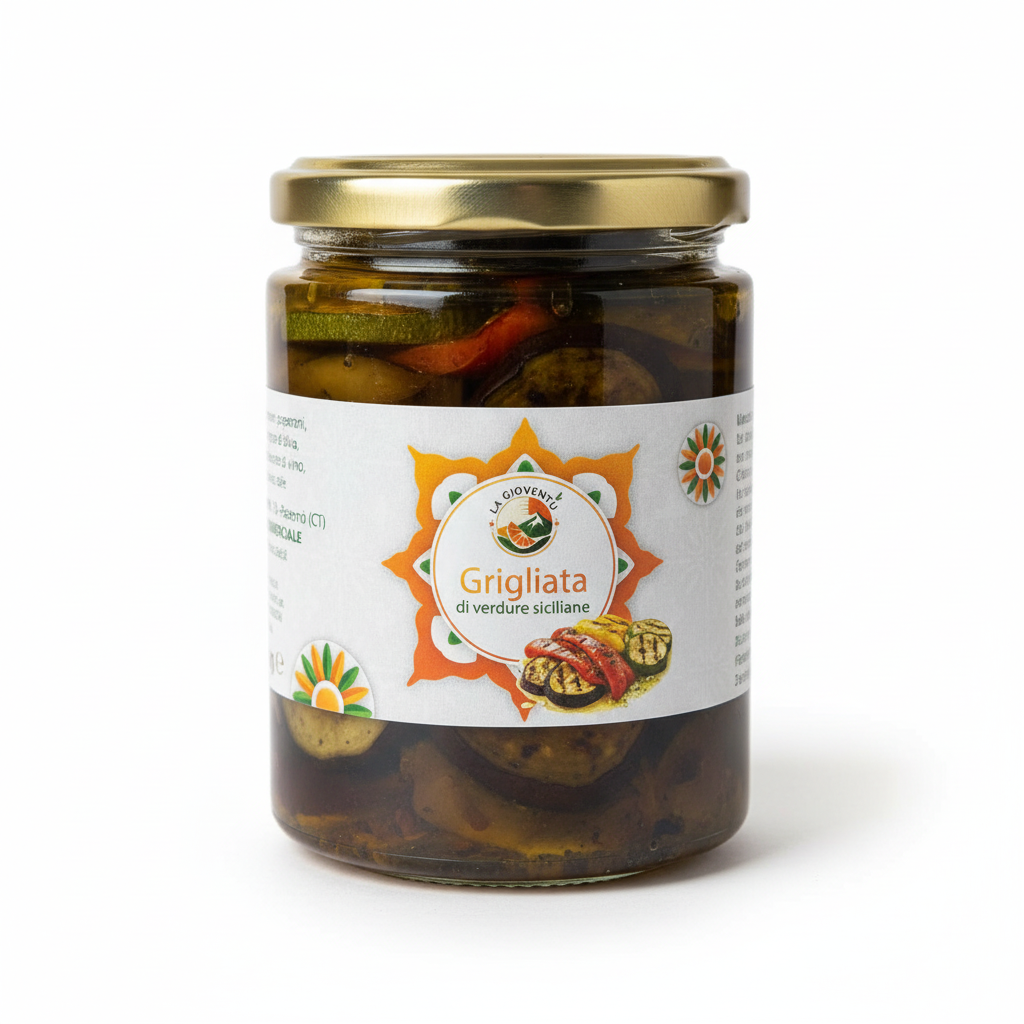 Grigliata di Verdure Siciliane con Olio EVO