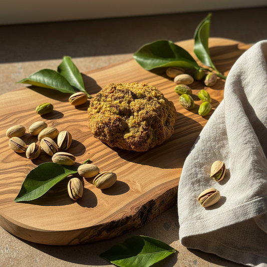 Paste di Mandorla al Pistacchio - con Pasta Pura di Pistacchio