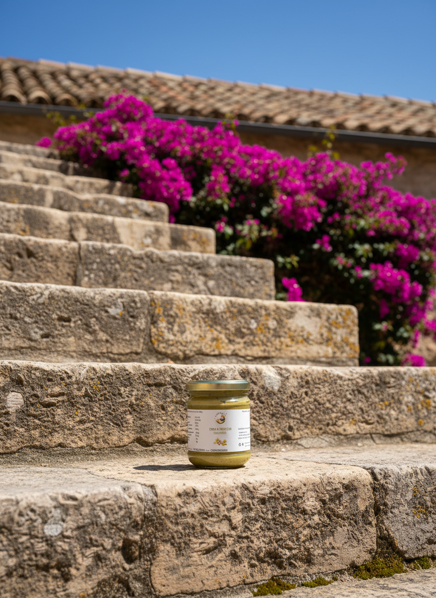 Crema su scalinata siciliana