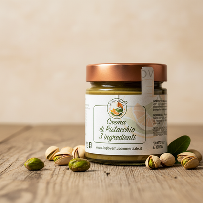Crema al Pistacchio Verde Siciliano 50% – 3 Ingredienti