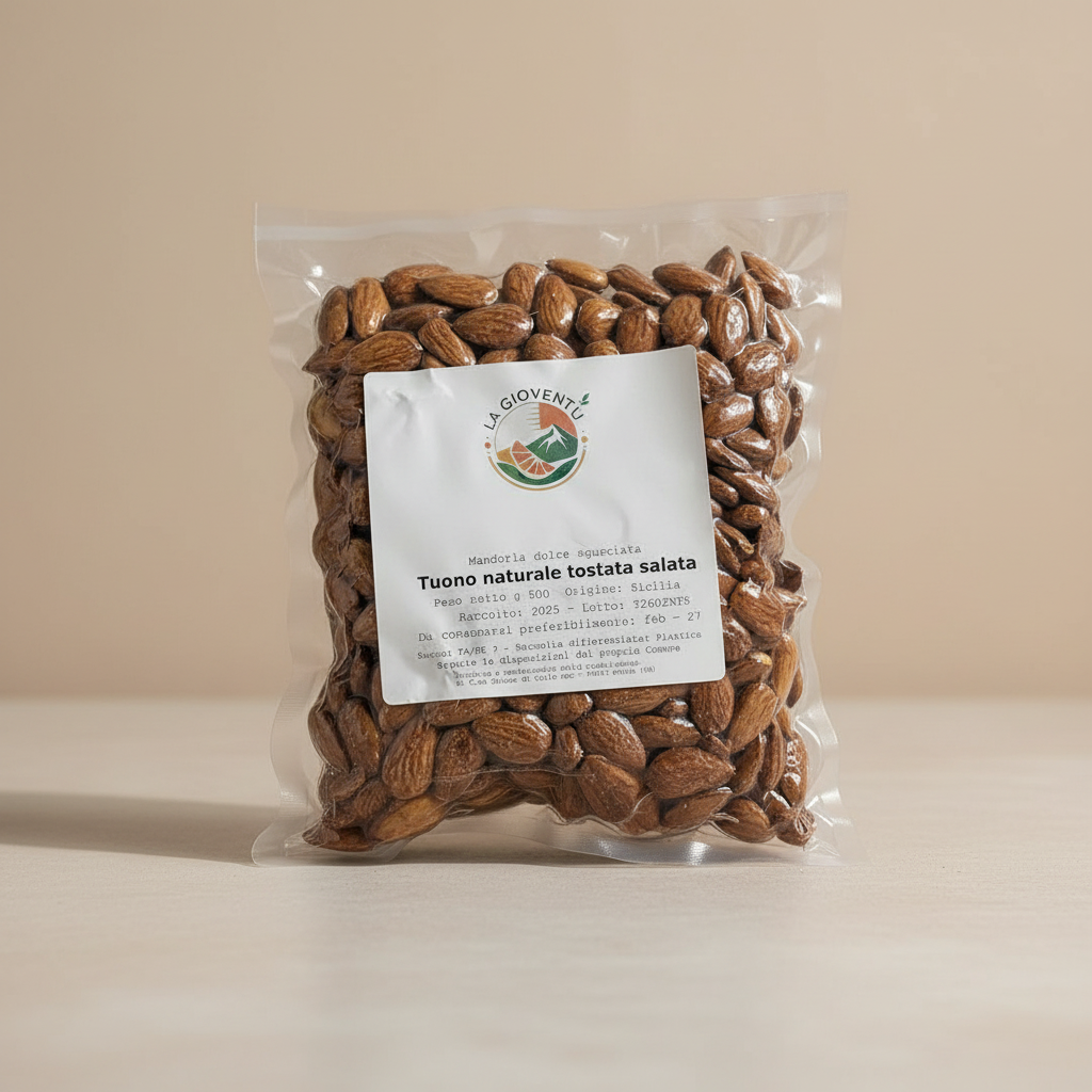 Mandorle Siciliane Tostate e Salate