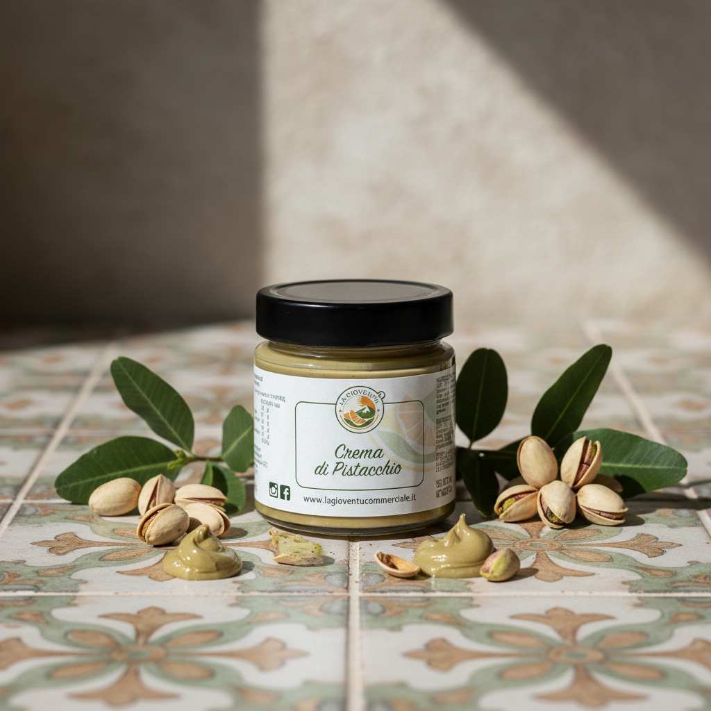 Crema Spalmabile al Pistacchio Verde Siciliano 35%