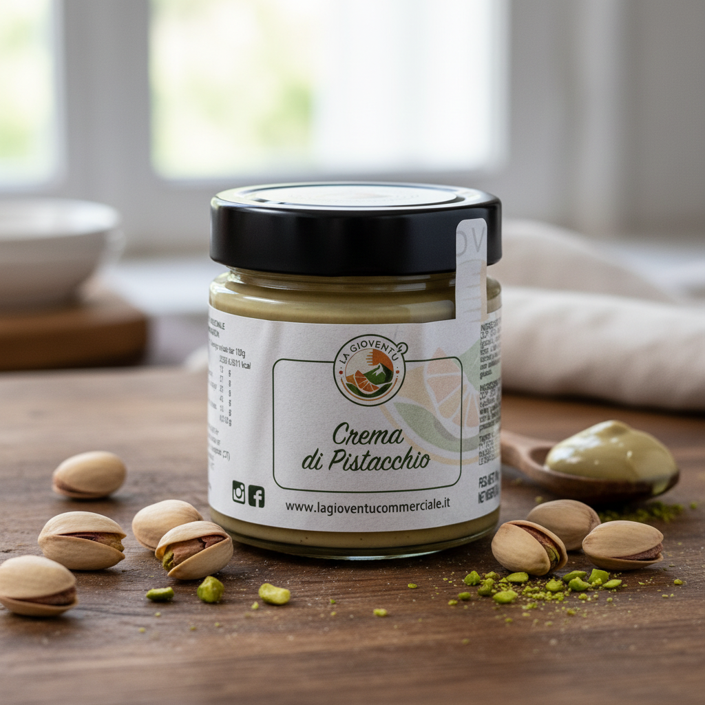 Crema Spalmabile al Pistacchio Verde Siciliano 35%