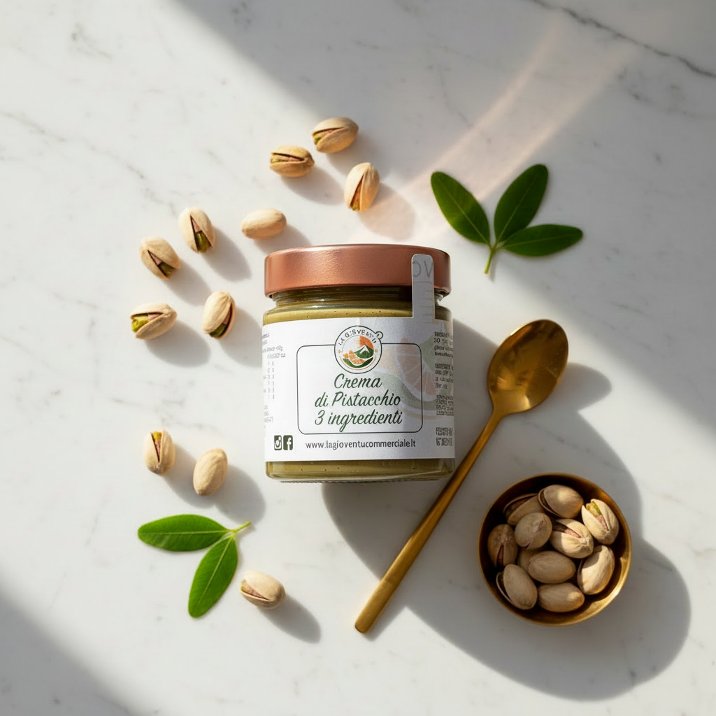 Crema al Pistacchio Verde Siciliano 50% – 3 Ingredienti