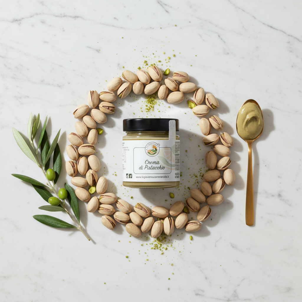 Crema Spalmabile al Pistacchio Verde Siciliano 35%