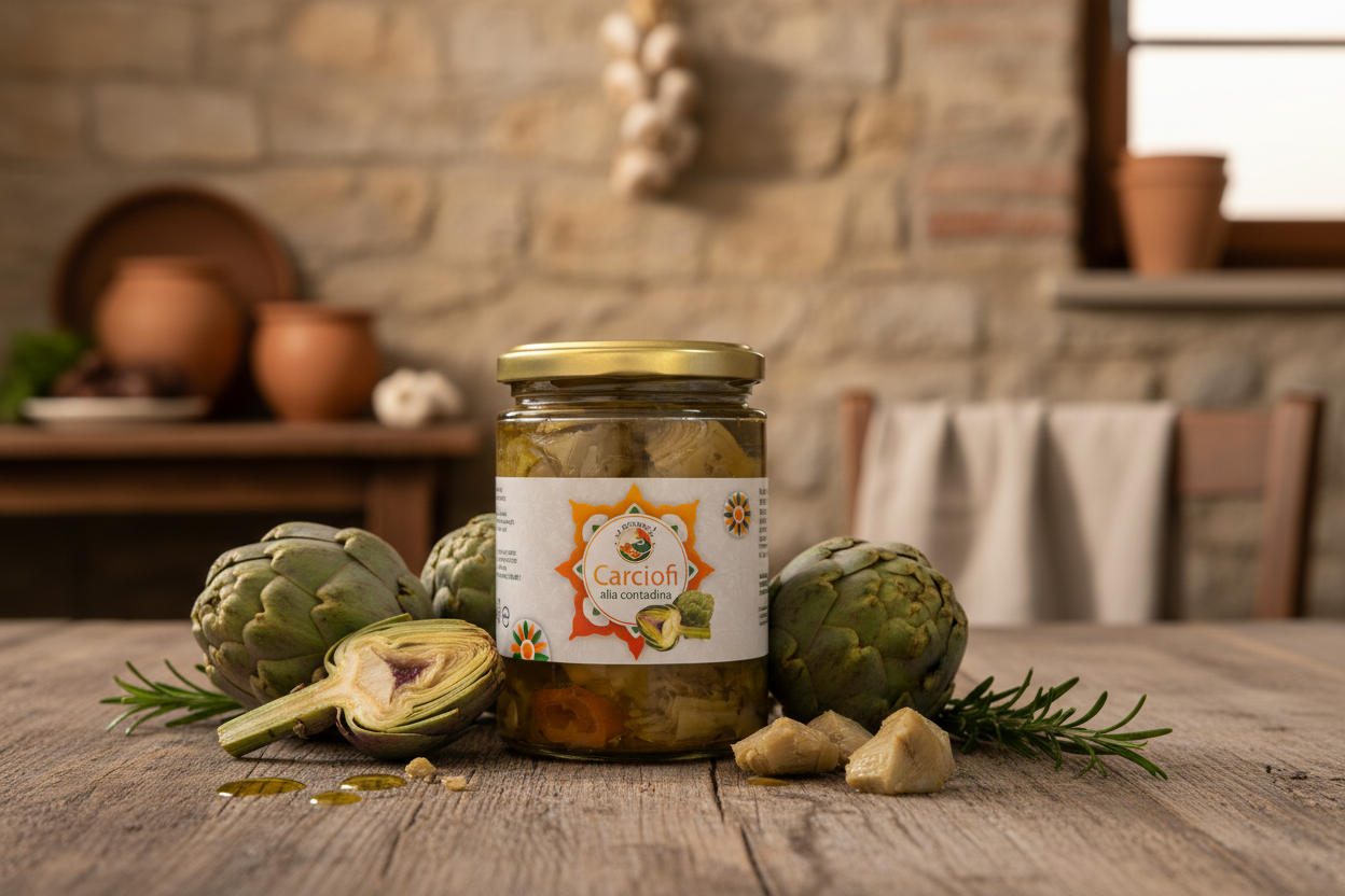 Carciofi alla Contadina con olio EVO