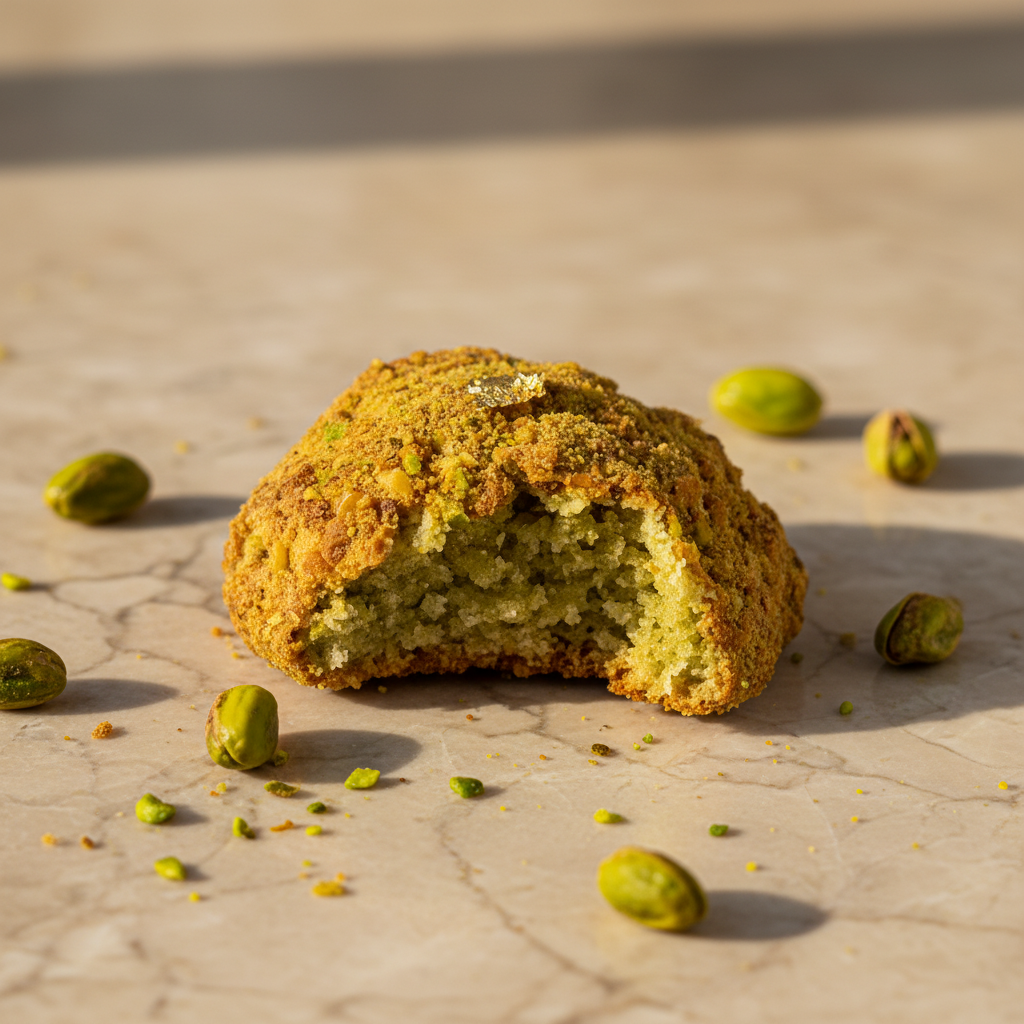 Paste di Mandorla al Pistacchio - con Pasta Pura di Pistacchio