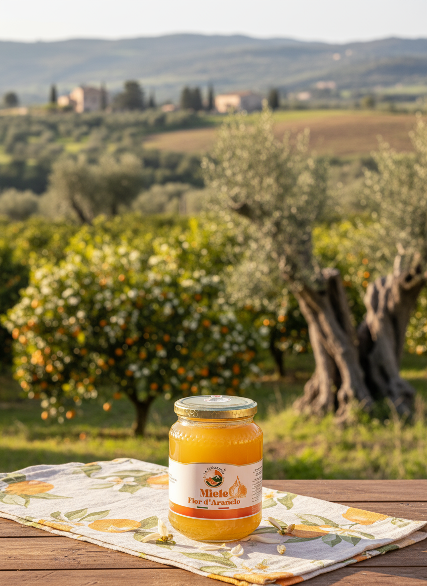 Miele Fior d'Arancio in campagna