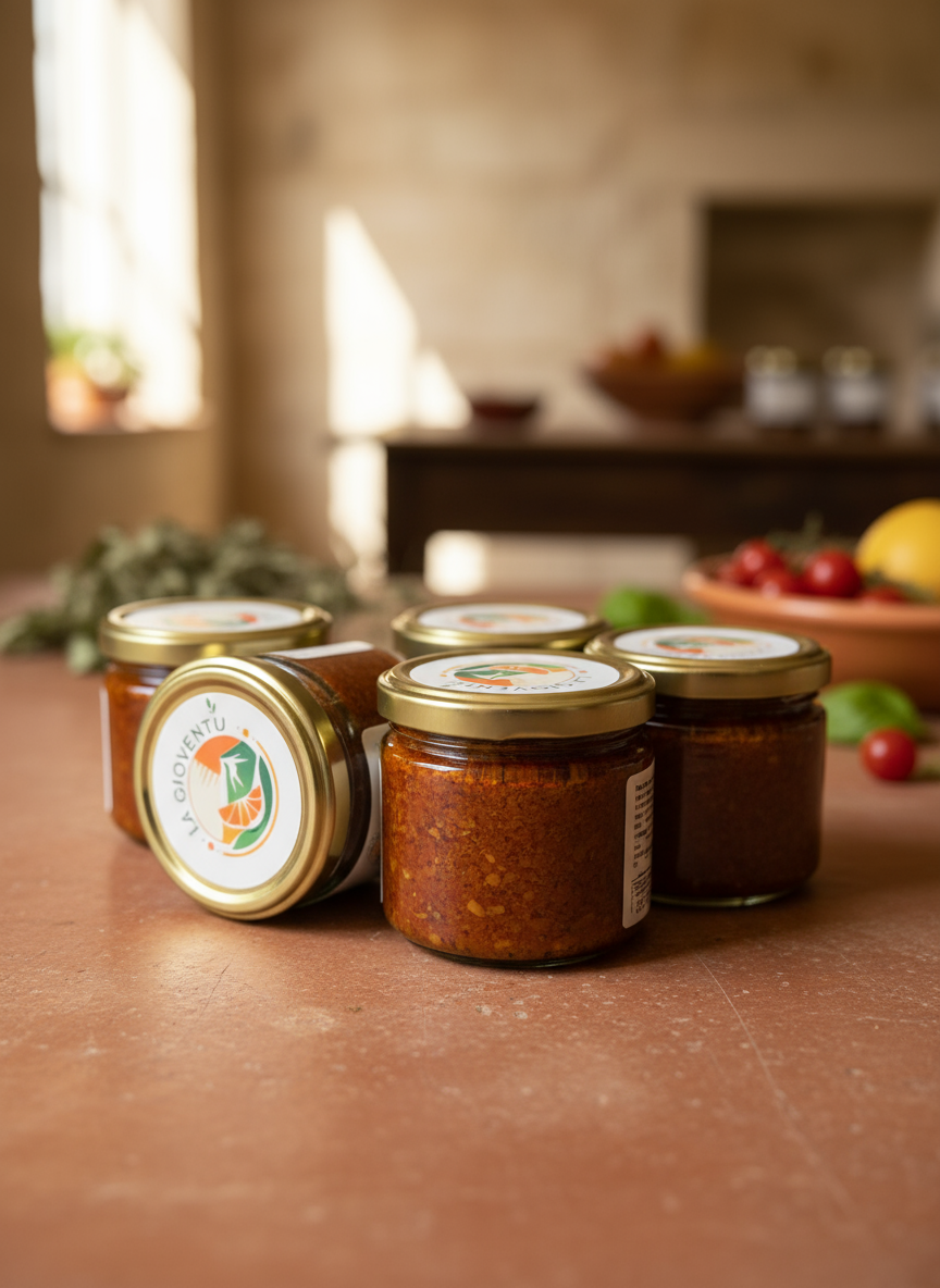 Pesto alla Trapanese - Vista laterale