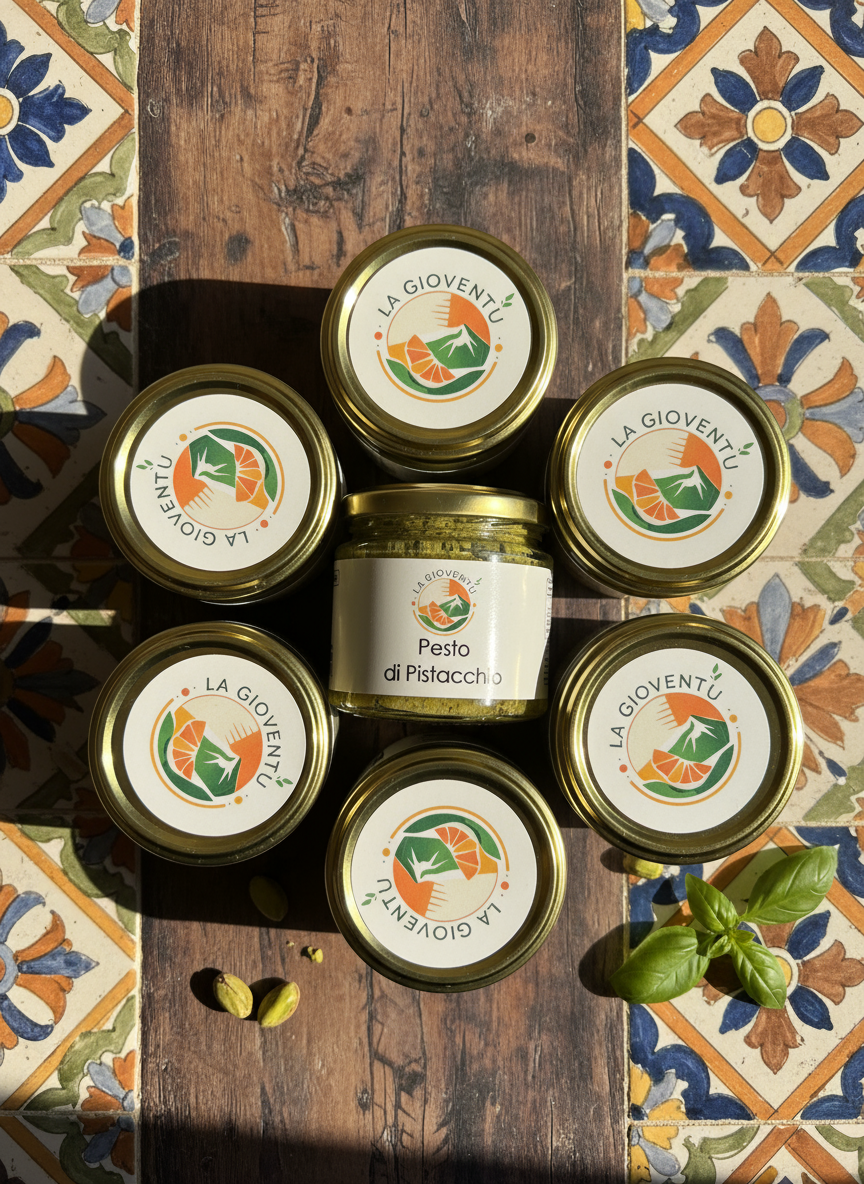 Pesto di Pistacchio - Vista dall'alto