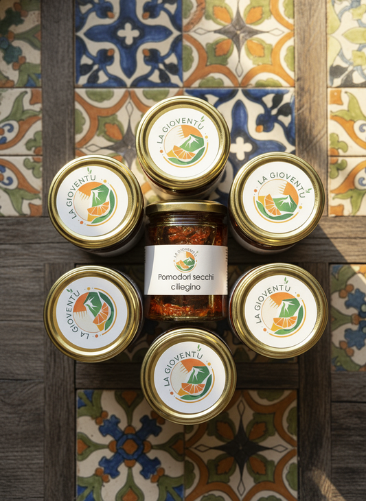 Pomodori Secchi Ciliegino - Vista dall'alto